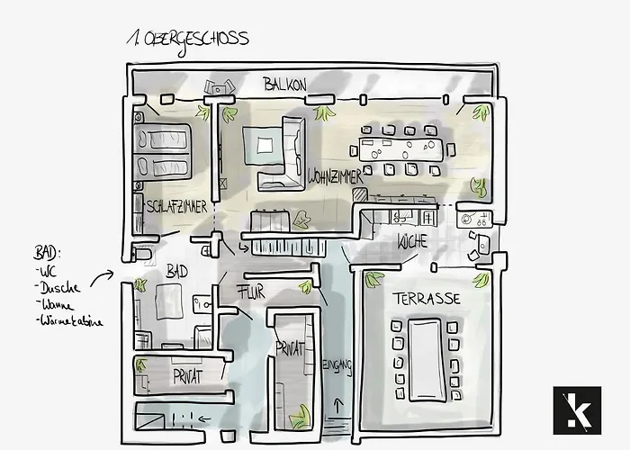 Appartamento Falkenblick Og Im Fh Falkenhoehe Oberweißbach